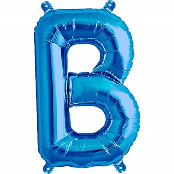 Balon folie litera B albastru 40cm