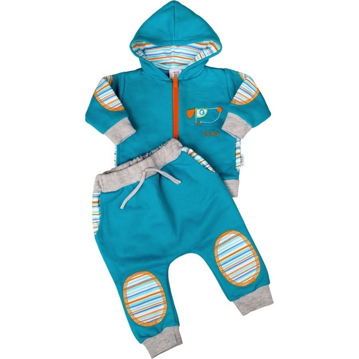 Set pentru bebelusi, New Baby, Bumbac, 98 cm, Albastru