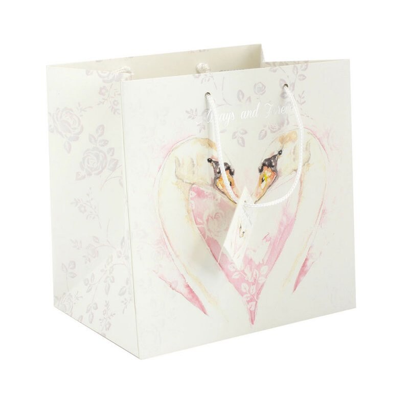 Punga de cadou medie - Loving Swan