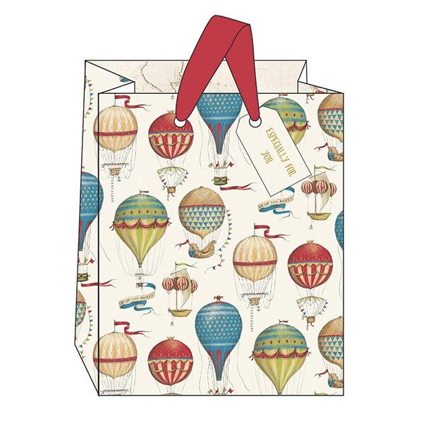 Punga de cadou- Vintage Travel (medie)