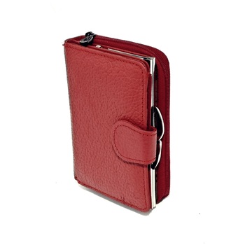 Portofel dama, mic din piele naturala, 1035 red Portofel dama, mic din piele naturala, 1035 red