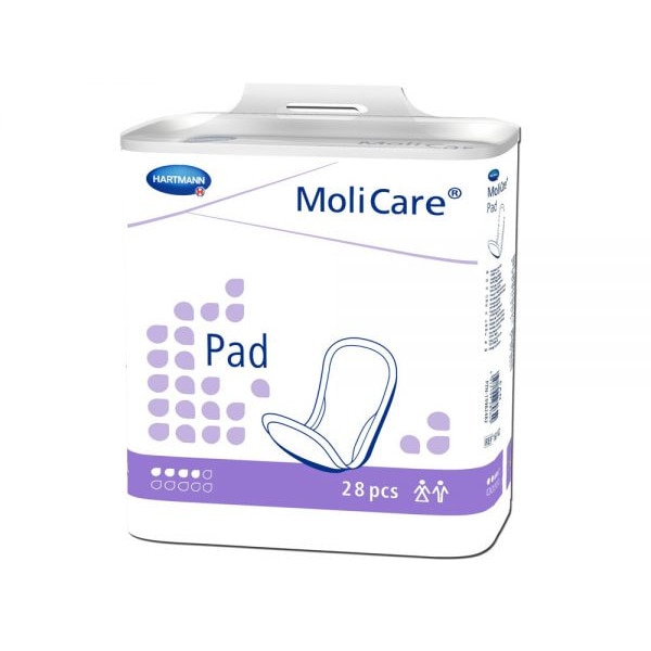 Tampoane pentru incontinenta urinara, Hartmann Molicare Pad, 4 picaturi, 28 bucati