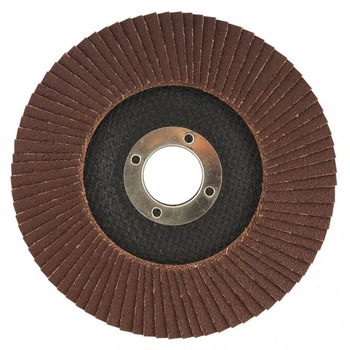 Disc de polizare lamelar, forma evantai, 125mm, gradatie K80, 61H878 Verto Disc de polizare lamelar, forma evantai, 125mm, gradatie K80, 61H878 Verto