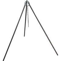 trepied traditional din fier cu lant si carlig housexl pentru ceaun caldare tuci si oala teava 16 mm realizat manual reglabil pe inaltime greutate maxima suportata 100 kg 150 cm imagen 29_0_
0