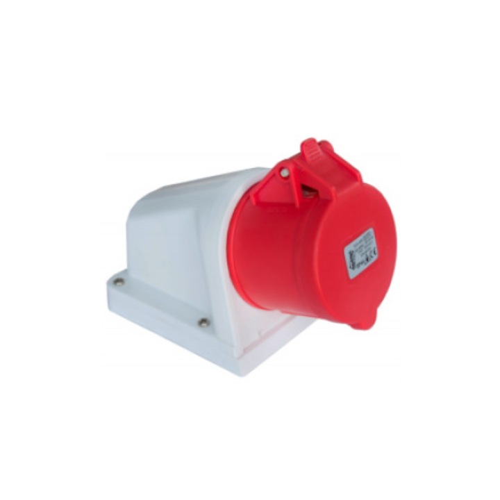 Aljzat, ipari, 32A, 380V, 3P+N+E, Raulconstruct, látható beépítés