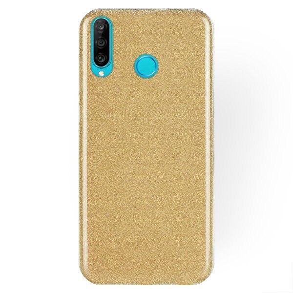 Husa Huawei P30 Lite TPU Glitter Gold