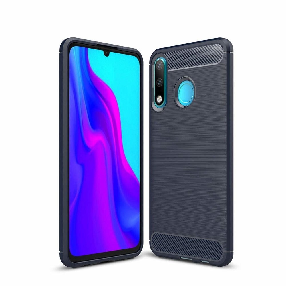 Husa Huawei P30 Lite TPU Carbon Navy
