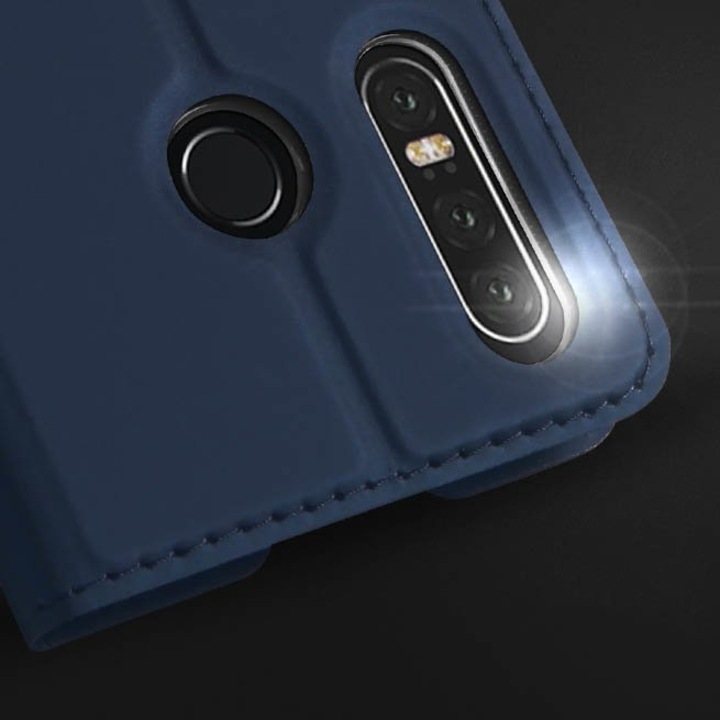 Husa Huawei P30 Lite Flip Case Dux Ducis Navy