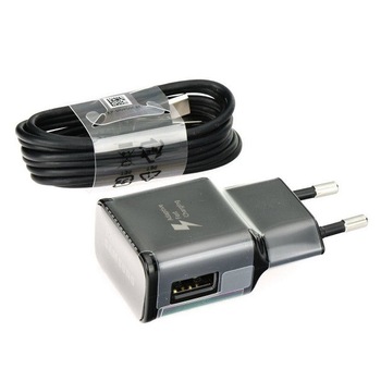 Samsung High Quality Fast Charger pentru Galaxy J5, J6, J7, S5,S6,S7,Note 4, Note 5 si cablu Micro USB 1M Negru Samsung High Quality Fast Charger pentru Galaxy J5, J6, J7, S5,S6,S7,Note 4, Note 5 si cablu Micro USB 1M Negru