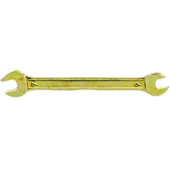 Cheie fixa, 6 x 7 mm, zinc galben, SIBRTEH Cheie fixa, 6 x 7 mm, zinc galben, SIBRTEH