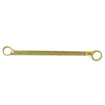 Cheie inelara dubla cotita, 20 x 22 mm, zinc galben, SIBRTEH Cheie inelara dubla cotita, 20 x 22 mm, zinc galben, SIBRTEH