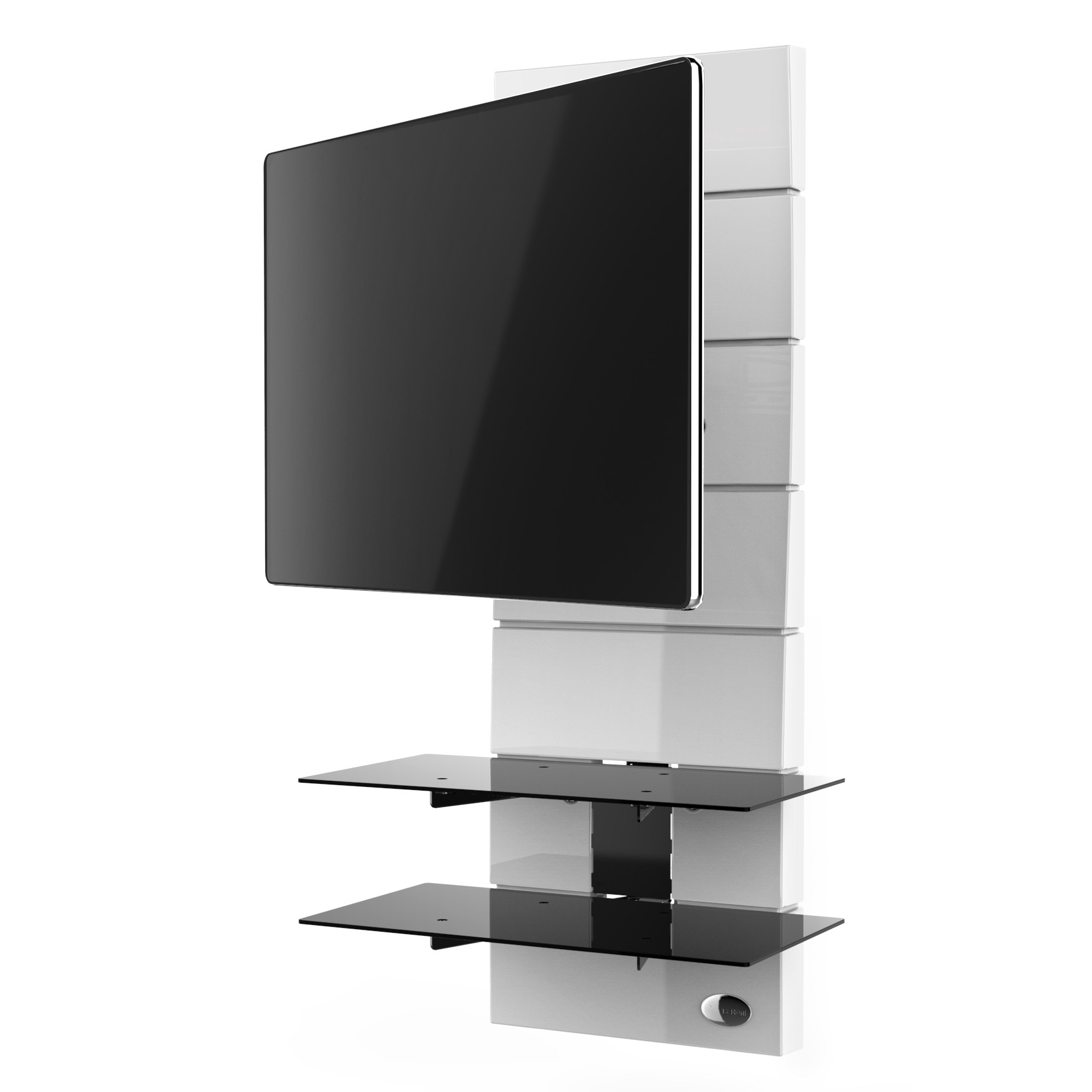 Meliconi GHOST DESIGN 3000 ROTATION WHITE Falikonzol rendszer 32\