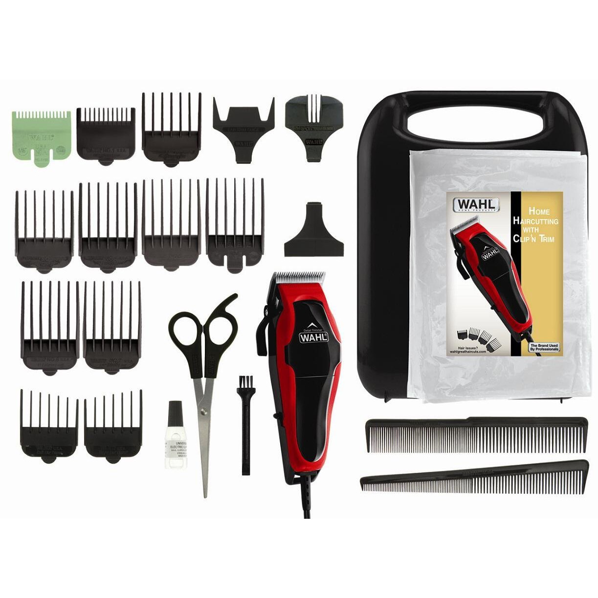 Машинка за подстригване WAHL, Clip & Trim, Тример, Ножчета от ...