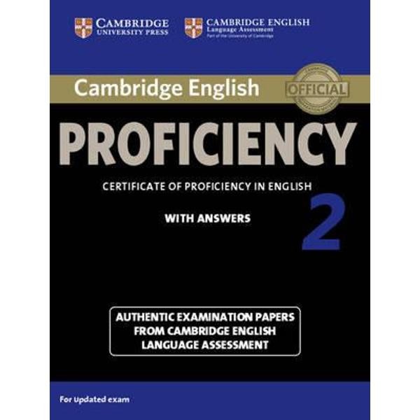 Cambridge English Proficiency 2 Student's Book with Answers