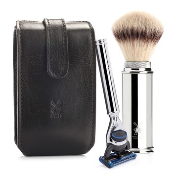 Set de barbierit pentru calatorii Muehle RT 3 F Set de barbierit pentru calatorii Muehle RT 3 F