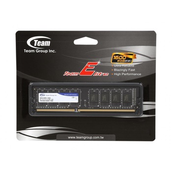 Memorie Team Group Elite DDR3 - 8GB, 1600 mhz, CL11-11-11-28 1.5V Memorie Team Group Elite DDR3 - 8GB, 1600 mhz, CL11-11-11-28 1.5V