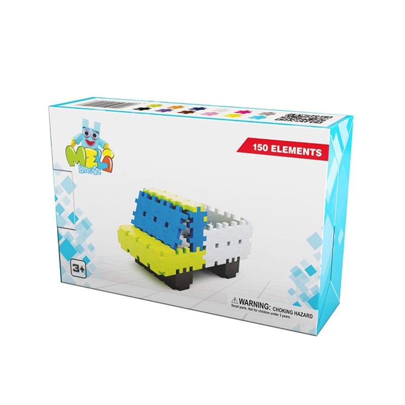 Set de constructie creativa, Meli, Basic 150 piese