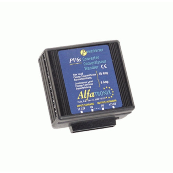 Alfatronix PowerVerter PV6s-A 24Vdc - 12Vdc feszültség átalakító