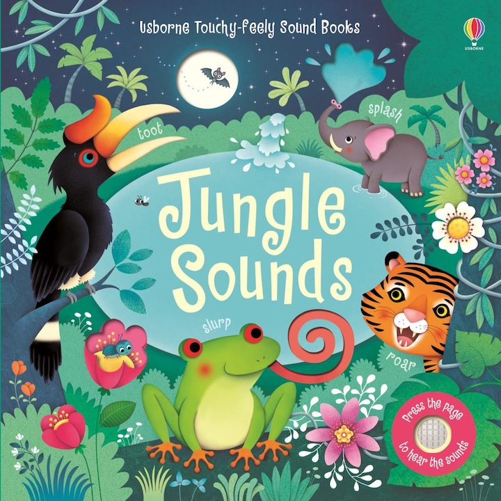 Usborne – Jungle Sounds – Carte cu sunete pentru copii 3+ ani