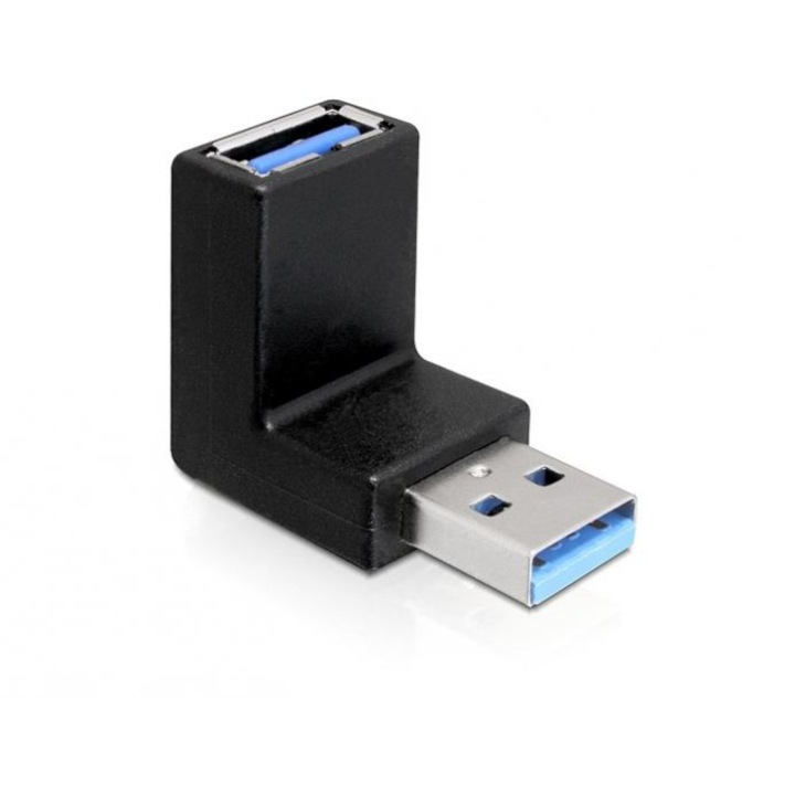 Delock DL65339 USB 3.0 apa-anya függőlegesen 90°-ban forgatott adapter (DL65339)
