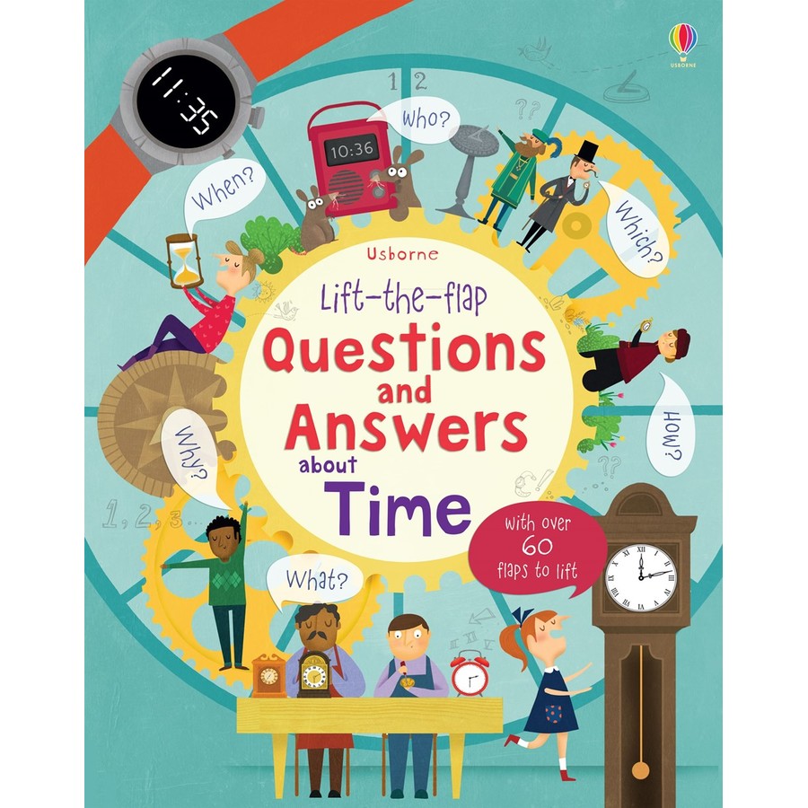 Carte cu activitati – Lift-the-flap Questions and Answers about Time