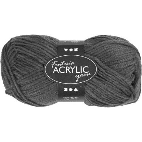 Fir acrilic, 20x50g / Grey