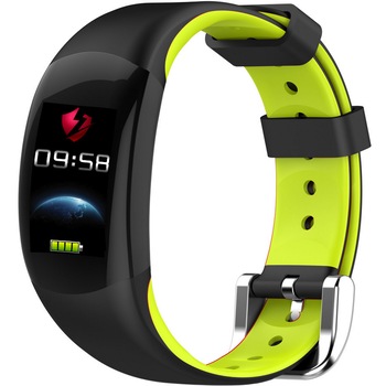 Ceas Smartwatch Smart Life 2019 , Monitorizare Puls ,Pasi , Calorii , Notificare Mesaje si Apeluri , Curea Silicon Moale , Culoare Negru-Verde Ceas Smartwatch Smart Life 2019 , Monitorizare Puls ,Pasi , Calorii , Notificare Mesaje si Apeluri , Curea Silicon Moale , Culoare Negru-Verde