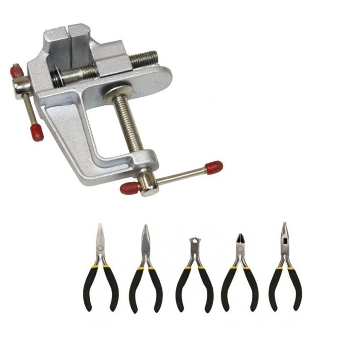 Pachet format din Mini Menghina de Birou brt plus un set de 5 clesti mini