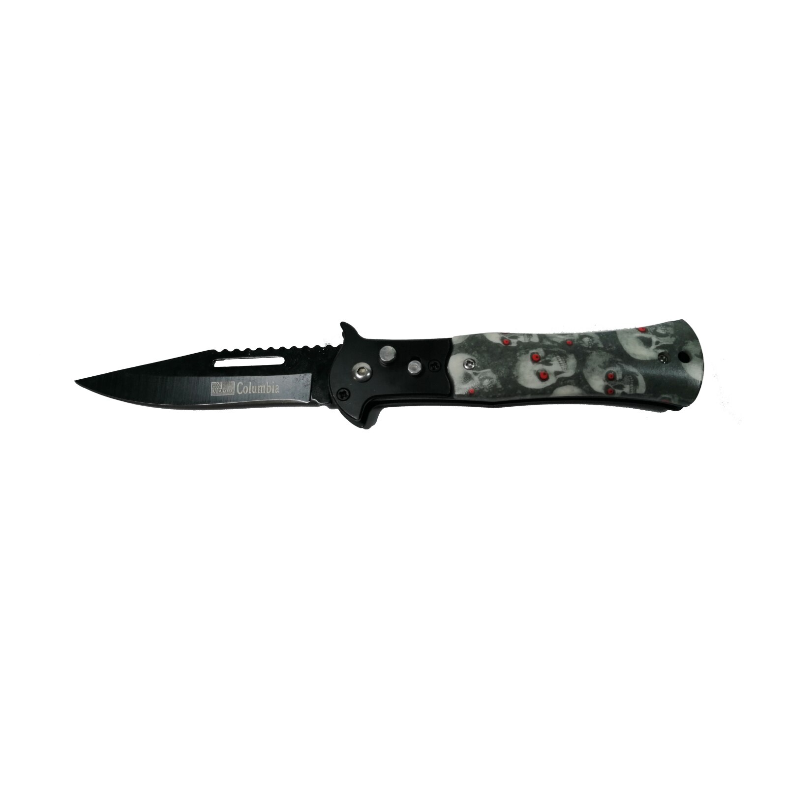 Cutit-Briceag, Columbia, otel inoxidabil, Living Dead, alb 20.5 cm