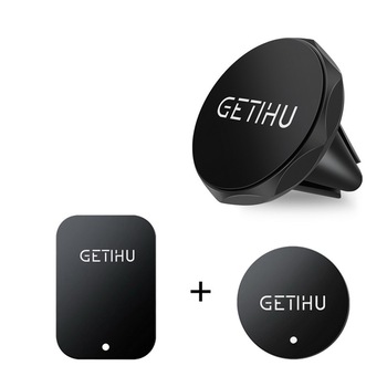 Suport auto Getihu cu magnet pentru telefoane mobile si tablete pana in 7 inch, Negru Suport auto Getihu cu magnet pentru telefoane mobile si tablete pana in 7 inch, Negru
