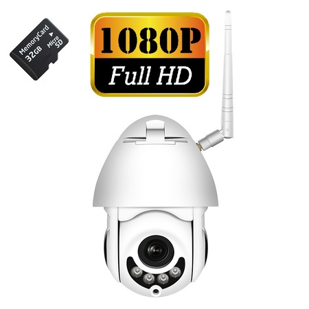 Външна безжична IP камера за наблюдение MRSAFETY MR-1080W full HD ...