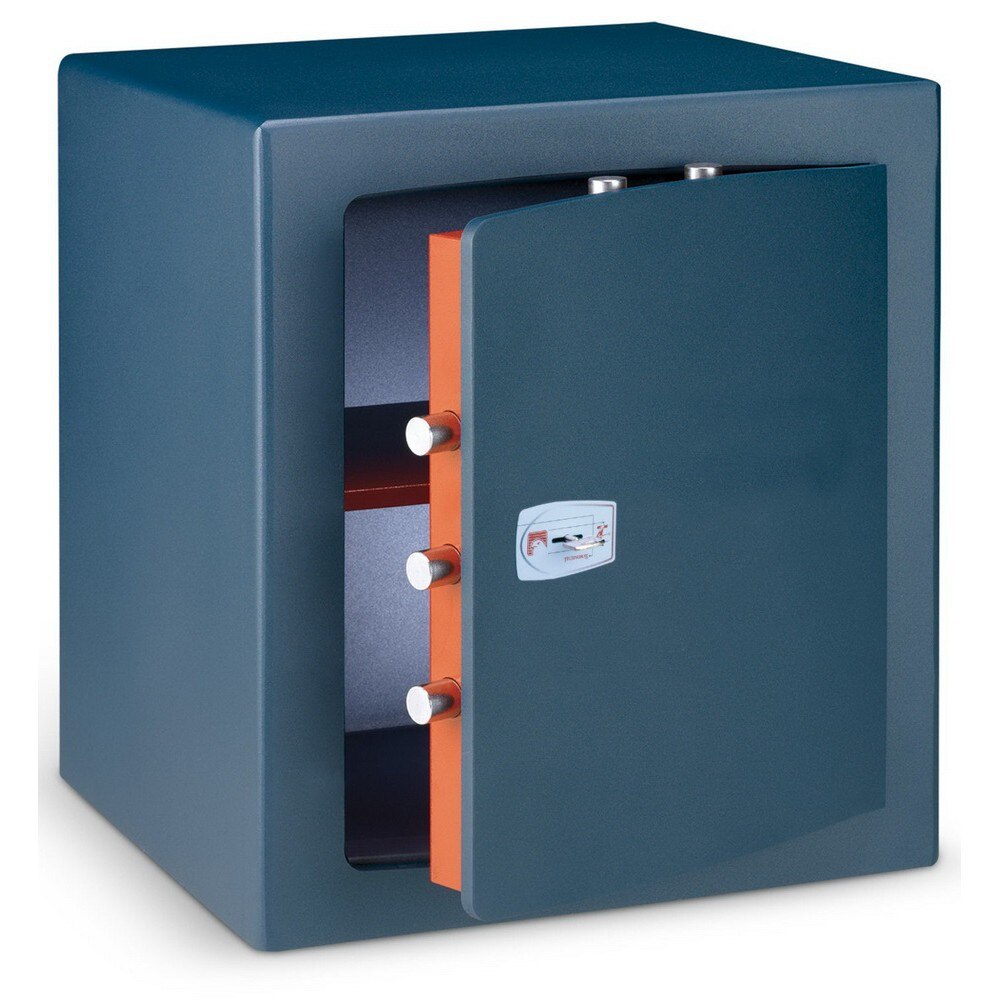 Seif certificat EN 14450 S2,antiefractie,inchidere cu cheie, GMK/7, Technomax,430 x 400 x 490 mm