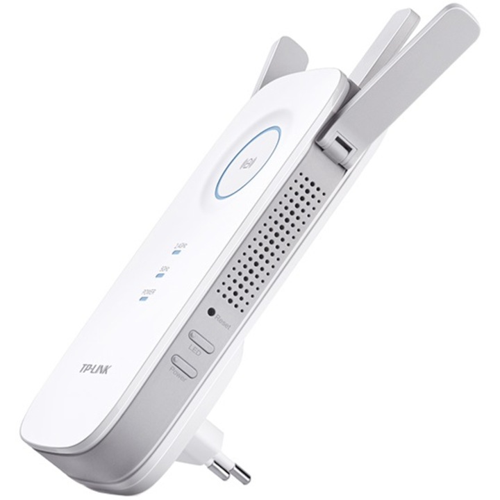 Range Extender wireless AC1750 TP-Link RE450, Moduri RE/AP, Gigabit, Antene externe, Dual Band