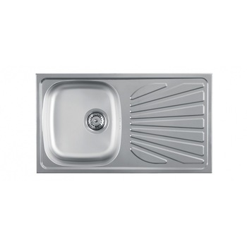 Chiuveta bucatarie Heko Luna Flex, 770 x 435 x 165 mm, 1 cuva si 1 picurator, de stanga, inox cu finisaj anticalcar, sifon 90 Chiuveta bucatarie Heko Luna Flex, 770 x 435 x 165 mm, 1 cuva si 1 picurator, de stanga, inox cu finisaj anticalcar, sifon 90