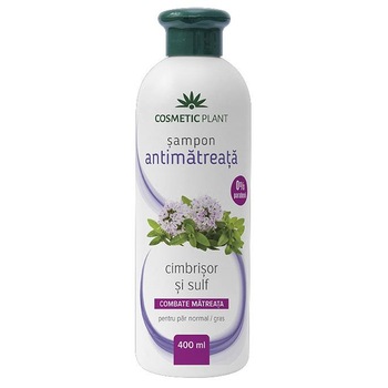 Sampon Antimatreata cu Cimbrisor si Sulf 400ml Cosmetic Plant Sampon Antimatreata cu Cimbrisor si Sulf 400ml Cosmetic Plant
