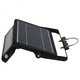 Proiector LED solar, 10W, lumina rece, Hepol