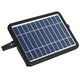 Proiector LED solar, 10W, lumina rece, Hepol