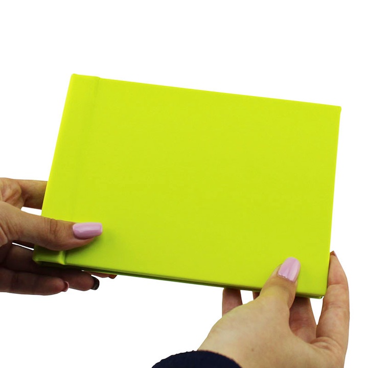 Album FotoCarte 10x15, ProCart, hartie foto inclusa, personalizabil, piele ecologica, Magic Green
