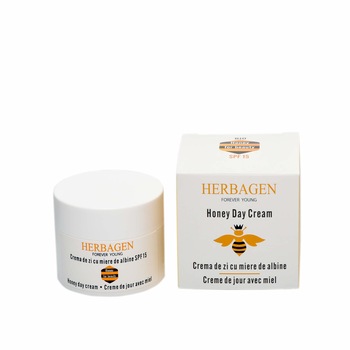 Crema de zi SPF 15 cu Miere de Albine 50 g Crema de zi SPF 15 cu Miere de Albine 50 g