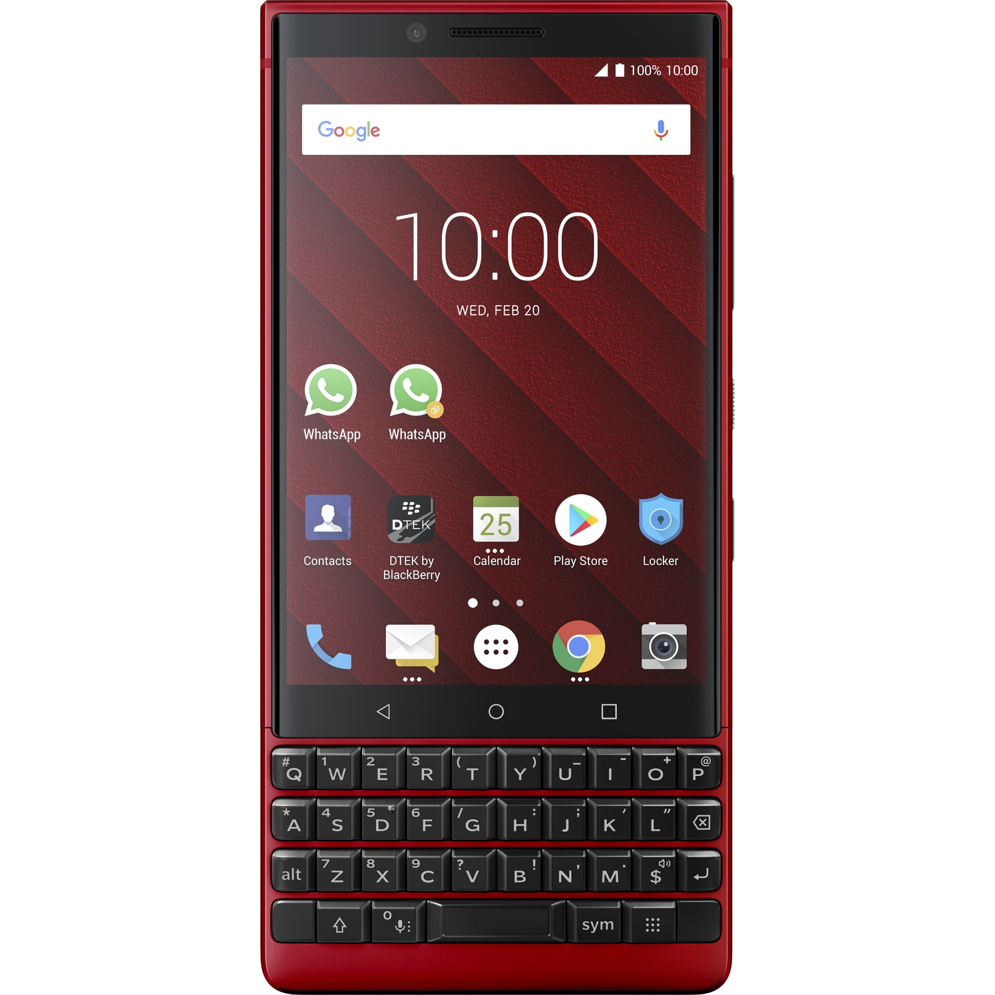 ※44D※BlackBerry KEY2 BBE100 本体のみ Blackberry Key2 Le Double SIM 64 Go 4 Go RAM BBE100-4 Ardoise