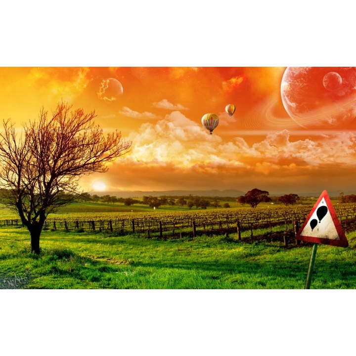 Öntapadós tapéta 80x125 cm Landscape 505