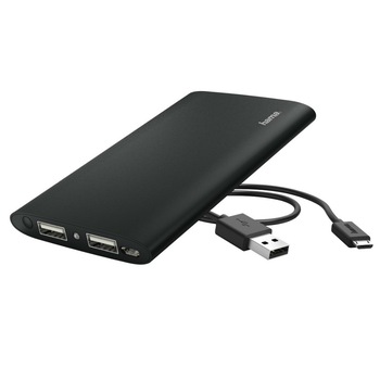Baterie externa EVO Hama Premium Alu cu capacitate de 5000mAh, gri Baterie externa EVO Hama Premium Alu cu capacitate de 5000mAh, gri