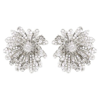 Cercei placati cu Aur 18K si Diamante, Tiffany Cercei placati cu Aur 18K si Diamante, Tiffany