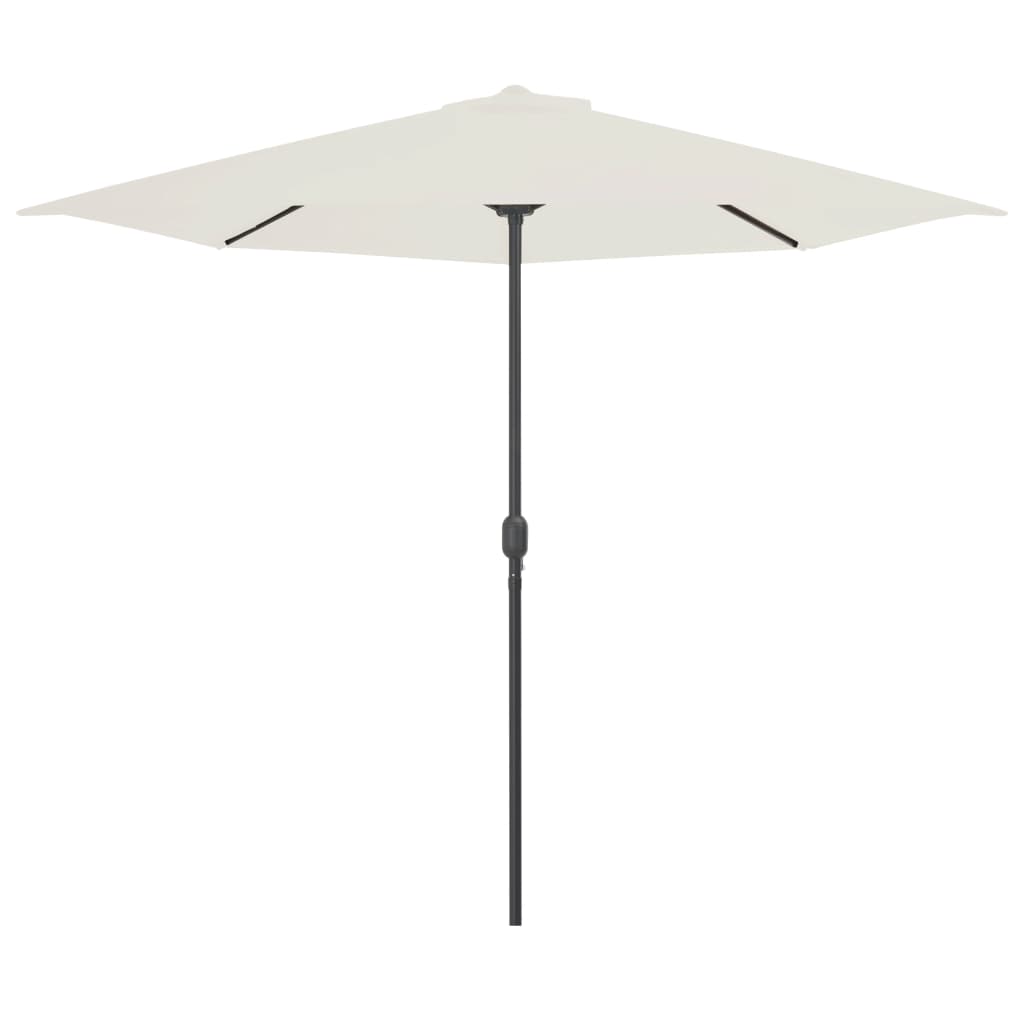 Umbrela de soare de balcon, vidaXL, Aluminiu, 300 x 150 x 253 cm, Bej