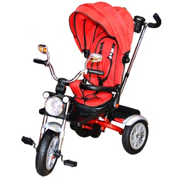 Tricicleta cu maner , scaun rabatabil , muzica , roti din cauciuc , Robentoys Tricicleta cu maner , scaun rabatabil , muzica , roti din cauciuc , Robentoys