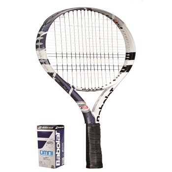 Racheta Babolat XS 109 Gri, Maner L 2 + Set 3 mingi Babolat Omni All Court Racheta Babolat XS 109 Gri, Maner L 2 + Set 3 mingi Babolat Omni All Court