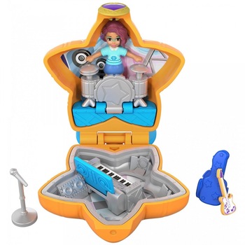 Set de joaca Shani Boppin' Concert Music Accessories Compact Polly Pocket Set de joaca Shani Boppin' Concert Music Accessories Compact Polly Pocket