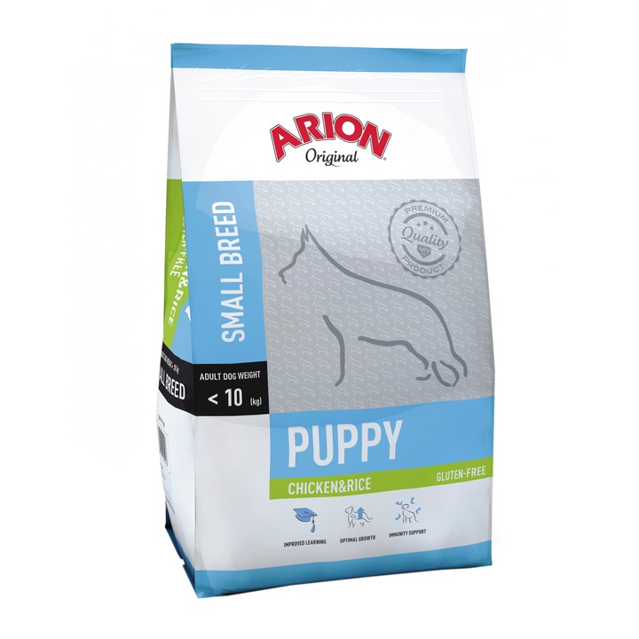 Arion Original Puppy Small Breed Kutyaeledel, Csirke és Rizs, 3 kg