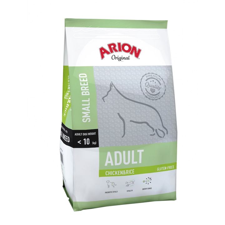 Arion Original Adult Small Breed Kutyaeledel, Csirke és Rizs, 3kg
