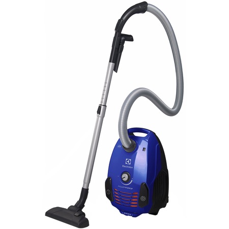 Aspirator cu sac Electrolux ZPFPARKETT, 3.5 l, Tub telescopic, 600 W, Filtru Hygiene 12 lavabil, Albastru deschis
